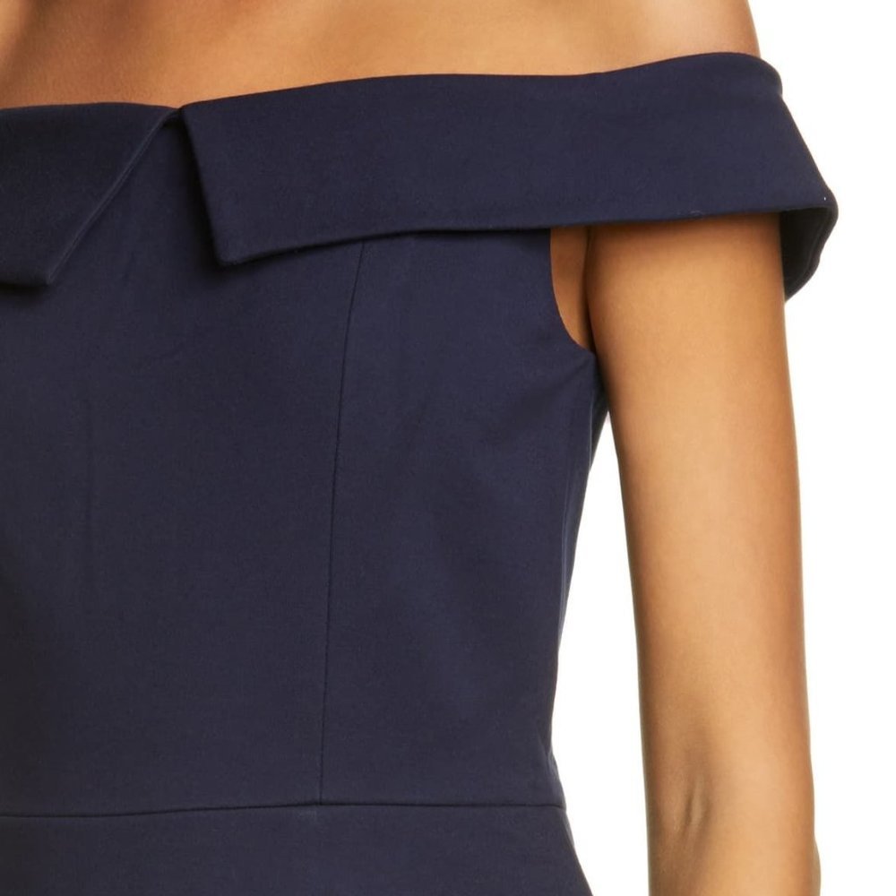 TED BAKER Bardot Off Shoulder Peplum Dress - Picture 7 of 12